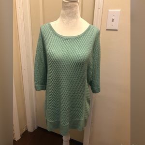 New York & Company Mint Green Top